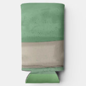 カッパーソナライズされたプポットの可愛い子猫 スリム缶クーラー (裏面)