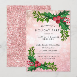 カッパーバラ金ゴールドグリッターホリデーパーティ  招待状