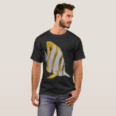 カッパーバンドチョウチョウウオ Tシャツ (正面フル)