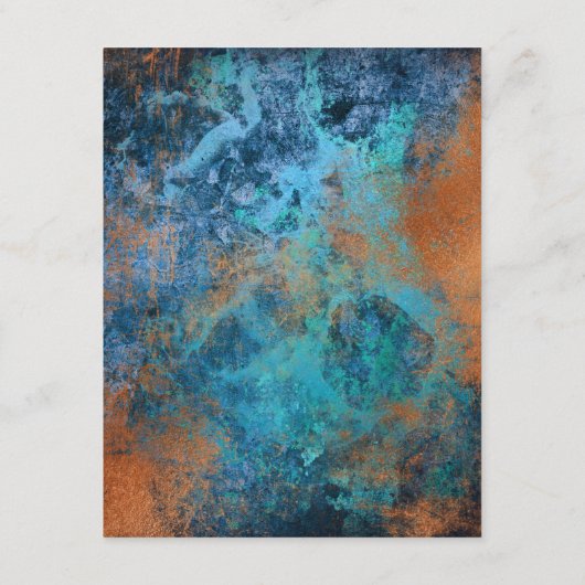 カッパーパティナアンドターコイズ結婚ズゲスト詳細 エンクロージャーカード (裏面)