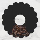 カッパーフェイクメリークリスマファンシースデザイン ワイングラスタグ (裏面)