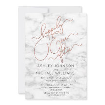 カッパーマーブルの後の幸せな婚約パーティ