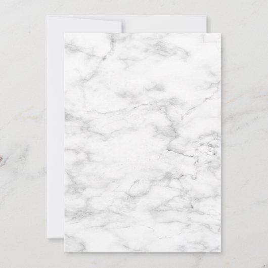 カッパーマーブルの後の幸せな婚約パーティ 招待状 (裏面)