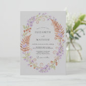 カッパーリラの花輪の結婚式 招待状 (スタンド正面)