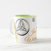 カッパー·ウィチン·トリスケルトラ·アンク·ペンタグラム ツートーンマグカップ (正面左)