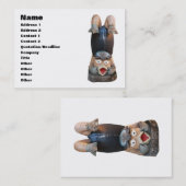 カッパ河童ハンドスタンド 名刺 (正面/裏面)