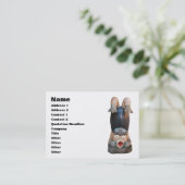 カッパ河童ハンドスタンド 名刺 (スタンド正面)