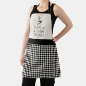 カッパ茅野コおもしろいーヒー愛好家 エプロン (インサイチュ)