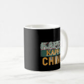 カッパ茅野コおもしろいーヒー愛好家 コーヒーマグカップ (正面右)