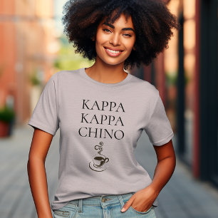 カッパ茅野コおもしろいーヒー愛好家 Tシャツ