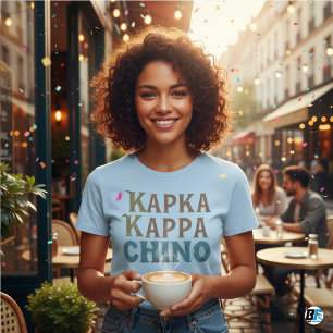 カッパKappaチノおもしろいコーヒー愛好家Tシャツ Tシャツ
