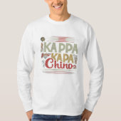 カッパKappaチノおもしろいコーヒー愛好家Tシャツ Tシャツ (正面)