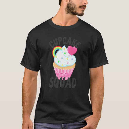 カッブケーキ・スカッド レトロ Tシャツ (正面)