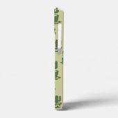 カップとポットの多肉性サボテンのシルエット Case-Mate iPhoneケース (裏面 / 左)