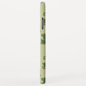 カップとポットの多肉性サボテンのシルエット Case-Mate iPhoneケース (裏面/右)