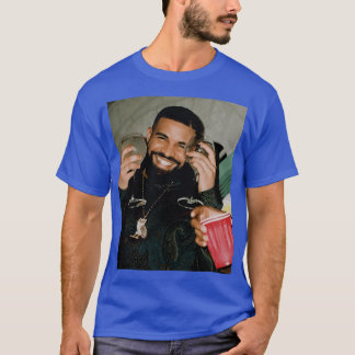カップとリングのDrakeラッパー Tシャツ