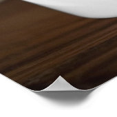 カップと皿を茶釜で閉じる ポスター (角)