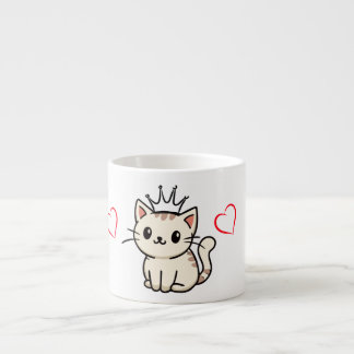 カップに入ったかわいい子猫 ペット愛好家のマグカップ エスプレッソカップ