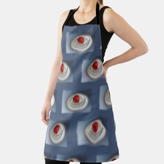 カップに入ったイチゴ エプロン (インサイチュ)