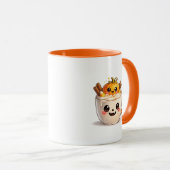 カップに入ったキュートなかわいいキャラクター マグカップ (正面右)