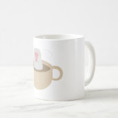 カップに入った雪猿 コーヒーマグカップ (正面右)