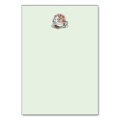 カップに猫ちゃんを丸める – 愛らしいティータイム テーブルナンバー (裏面)