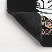 カップに猫ちゃんを丸める – 愛らしいティータイム マウスパッド (コーナー)