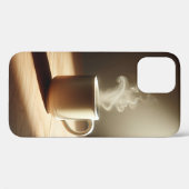 カップに込められた快適さ - コーヒーマグの温かみのあるスマホケース Case-Mate iPhoneケース (裏面 (横))
