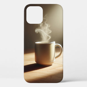 カップに込められた快適さ - コーヒーマグの温かみのあるスマホケース iPhone 12ケース