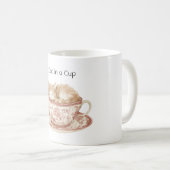 カップの中で眠る猫 コーヒーマグカップ (正面右)