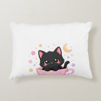 カップの中の可愛い仔猫 アクセントクッション