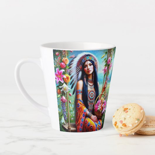 カップの暖かい抱擁 カフェラテマグ (インサイチュ)