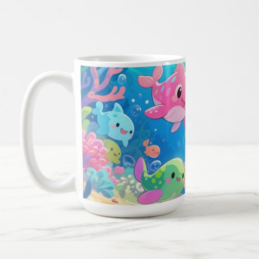 カップの海応援 コーヒーマグカップ (左)