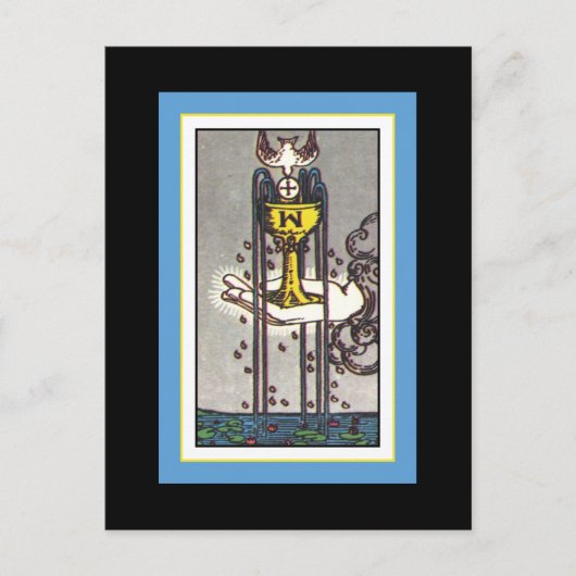 カップの絵はがきのエース ポストカード (正面)