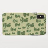カップや鉢の中の多肉サボテンのシルエット Case-Mate iPhoneケース (裏面(横))