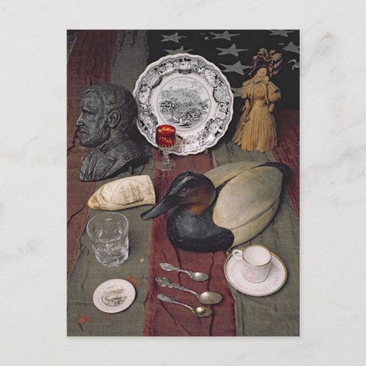 カップを含むオブジェクトのコレクション ポストカード (正面)