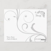 カップを飲むニンフ ポストカード (裏面)