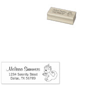 カップアドレスを持つかわいい小さな龍2 ラバースタンプ (押印)