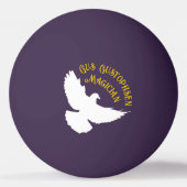 カップアンドボール魔法トリックマジシャンパーソナライズされた 卓球ボール (正面)