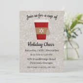 カップオブホリデー応援クリスマス招待状 招待状 (スタンド正面)