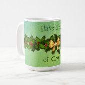 カップオブ応援クリスマスホリデーレトロマグカップ コーヒーマグカップ (正面左)