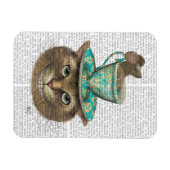 カップオンヘッドのチェシャ猫 マグネット (横)