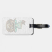 カップオンヘッドのチェシャ猫 ラゲッジタグ (裏面横)