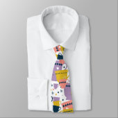 カップカラフルパターン ネクタイ (タイ)