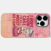 カップケおもしろいーキベーキングおばあちゃん引用文カップケーキ恋人 Case-Mate iPhoneケース (裏面 (横))