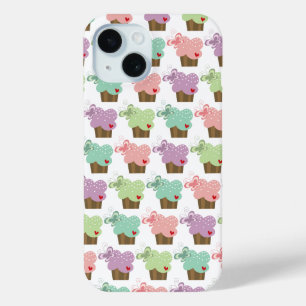 カップケお洒落ーキツリーブランチョーズスウィート誕生日 iPhone 15ケース