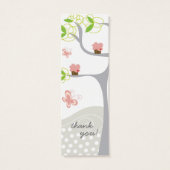 カップケお洒落ーキツリー誕生日DIYギフトラベル (裏面)