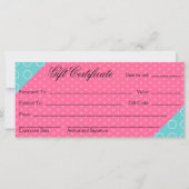 カップケお洒落ーキベーカリーギフト券 (裏面)