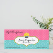 カップケお洒落ーキベーカリーギフト券 (スタンド正面)