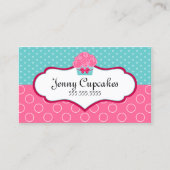 カップケお洒落ーキベーカリー 名刺 (正面)